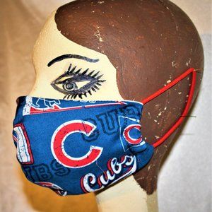 Chicago Cubs Handmade Washable Face Mask